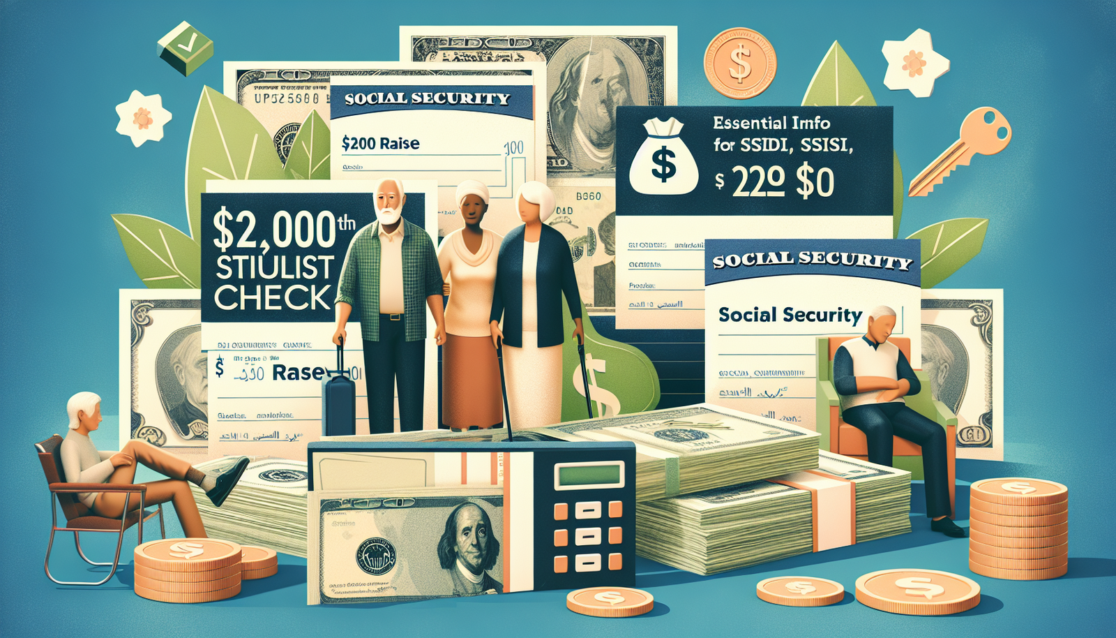 $2,000 4th Stimulus Check and $200 Raise: Essential Info for Social Security, SSDI, SSI